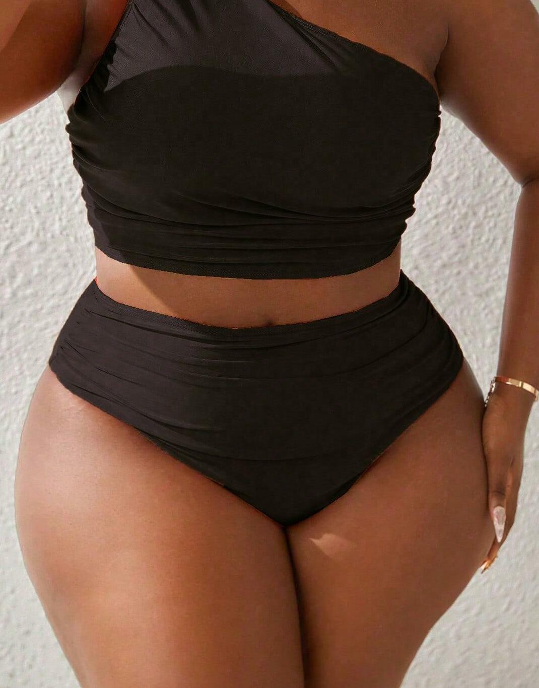 czarny dół od bikini
