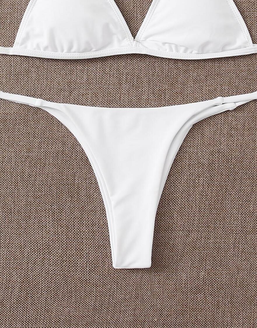 biały dół od bikini
