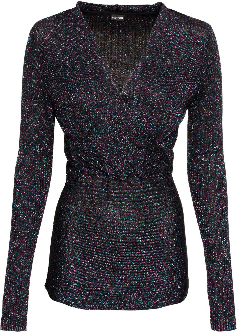 SWETER DAMSKI BROKATOWY