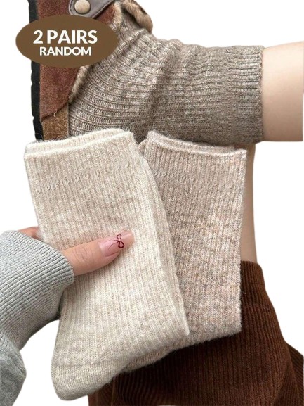 prążkowane skarpety 2-pack