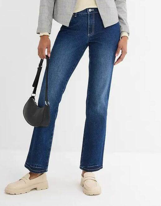 PROSTE JEANSY DAMSKIE