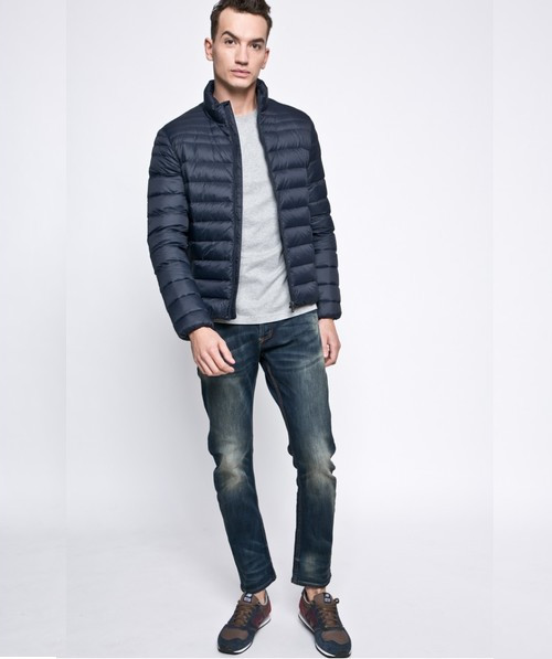 granatowe SPODNIE JEANS