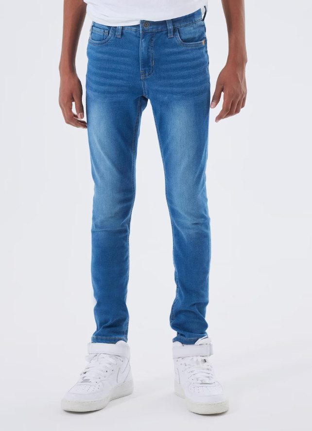 NIEBIESKIE SPODNIE JEANS