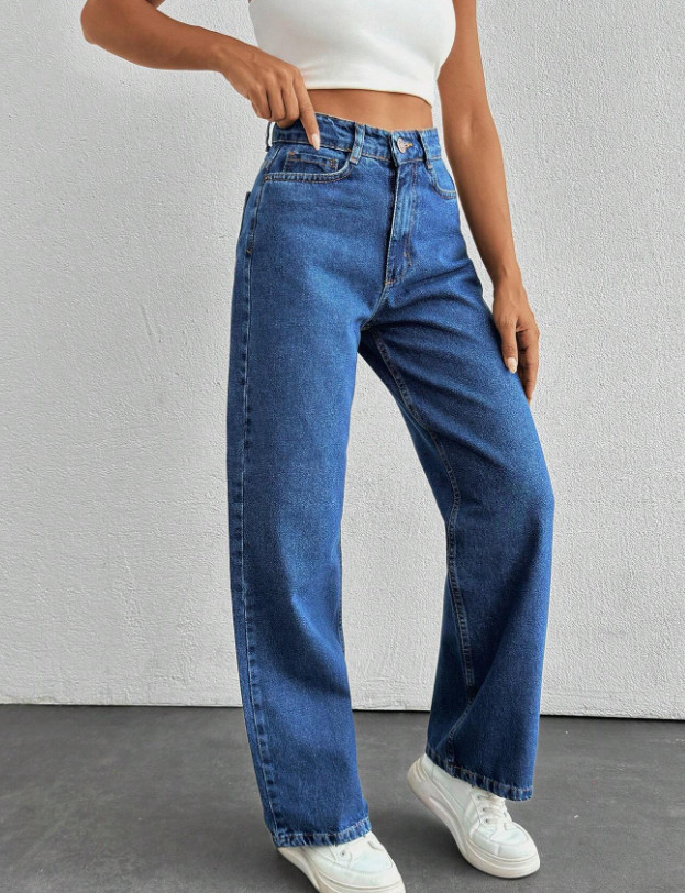 NIEBIESKIE SPODNIE JEANS