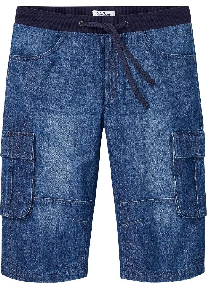 BERMUDY JEANSOWE MĘSKIE