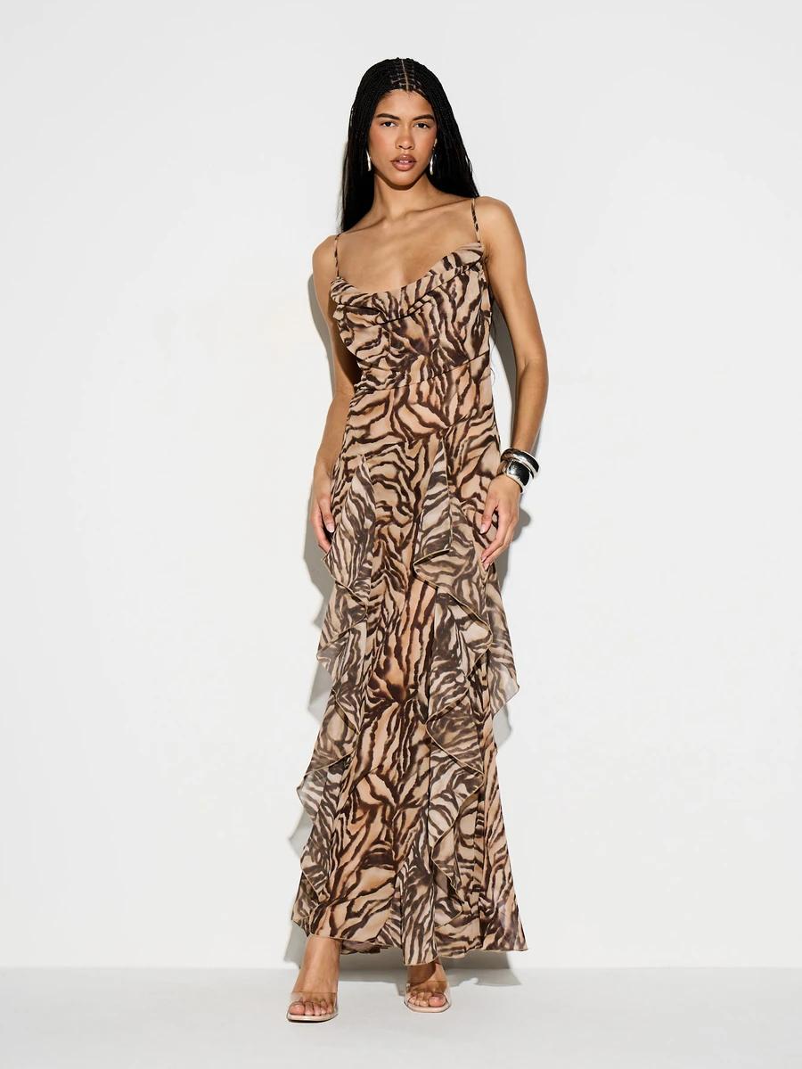maxi sukienka print