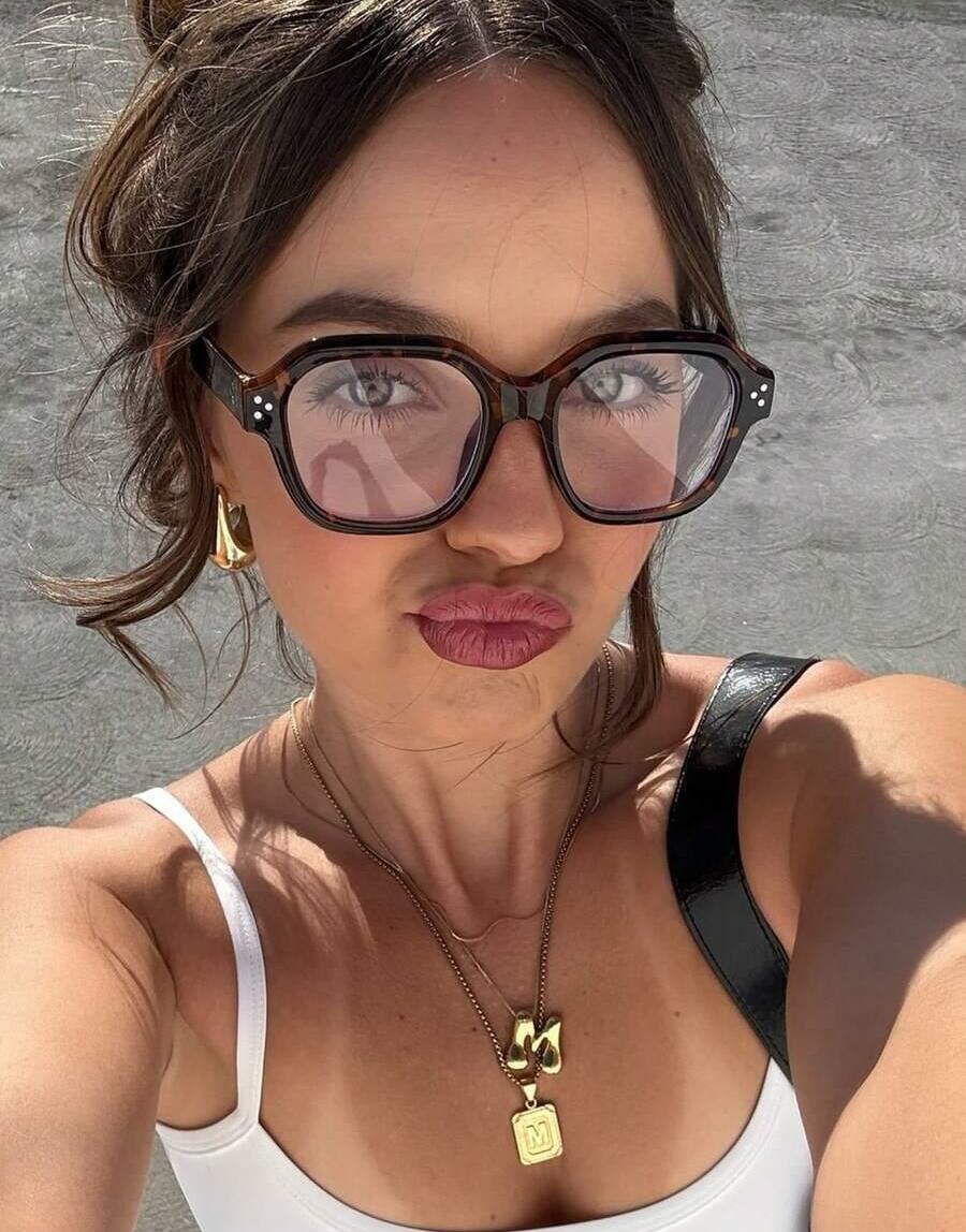 okulary zerówki animal print
