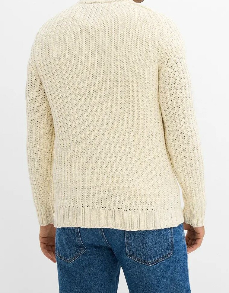SWETER MĘSKI BAWEŁNIANY WKŁADANY PRZEZ GŁOWĘ
