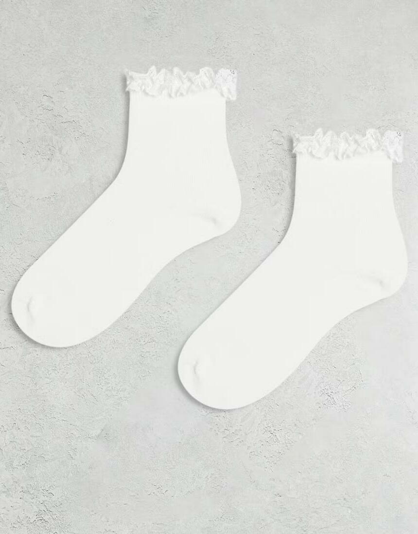 BIAŁE SKARPETY 2-PACK