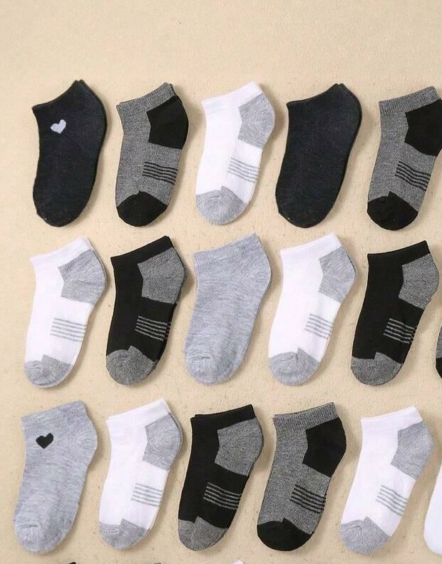 Niskie skarpety stopki 15-PACK