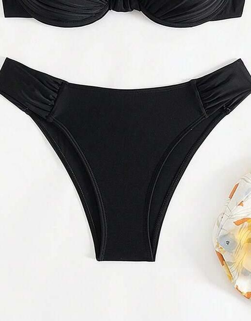 CZARNY dół od bikini