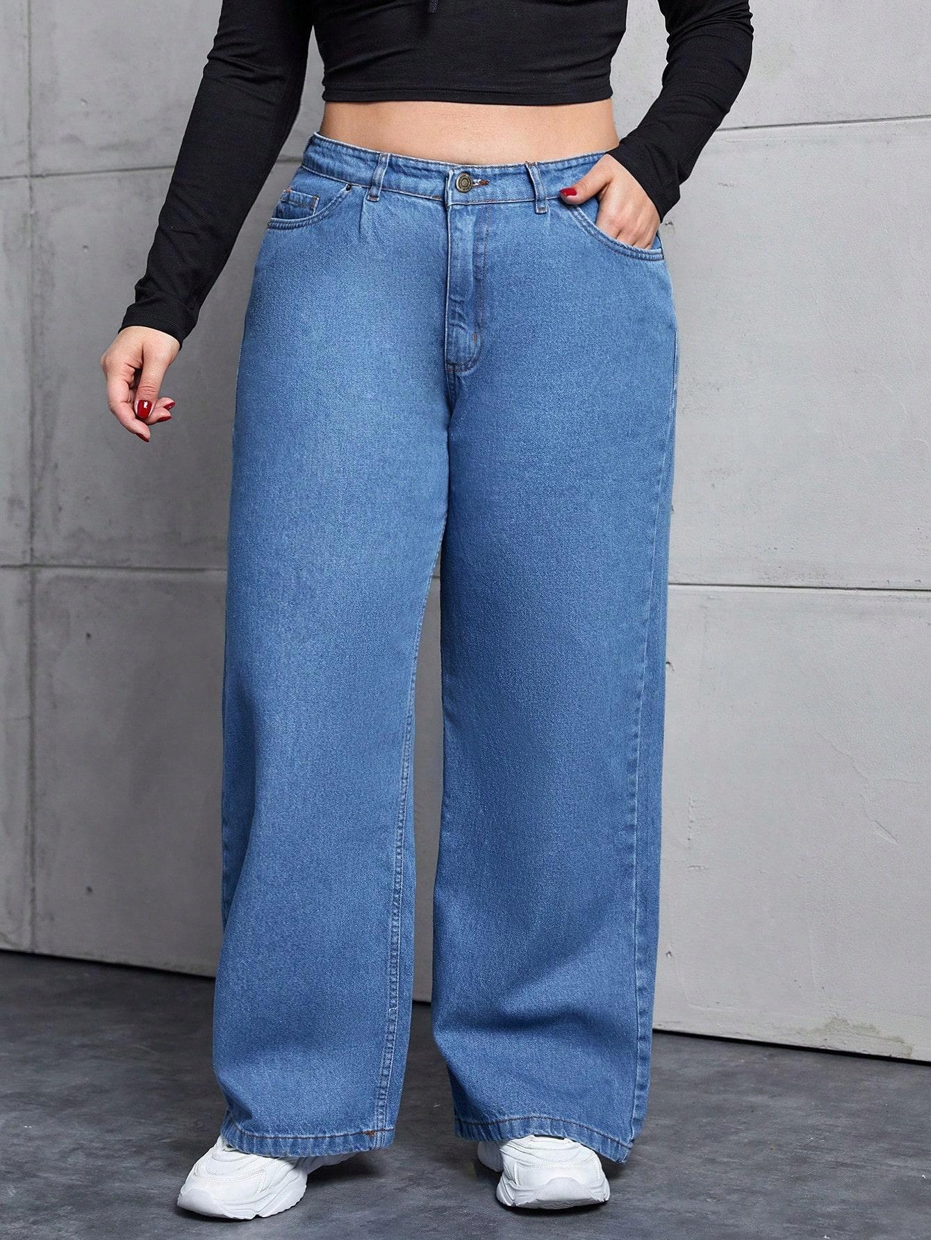 NIEBIESKIE SPODNIE JEANS