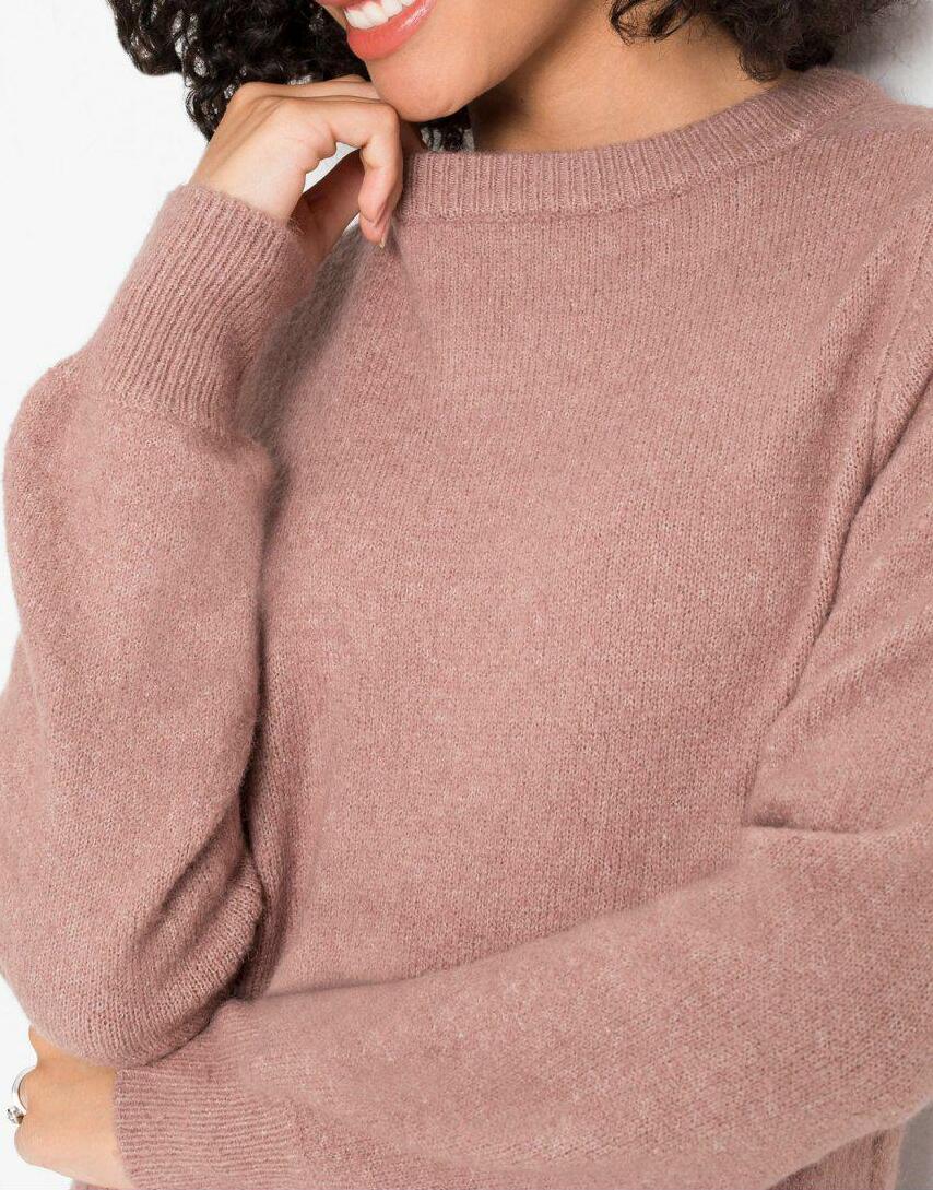 RÓŻOWY SWETER DAMSKI