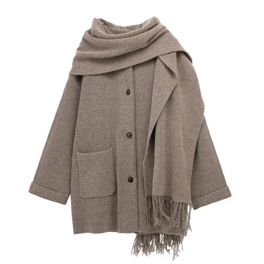 sweter szalik komplet
