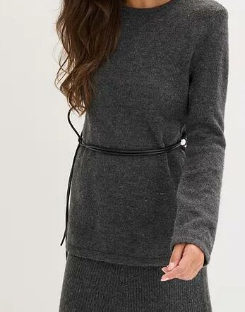 SWETER DAMSKI Z PASKIEM