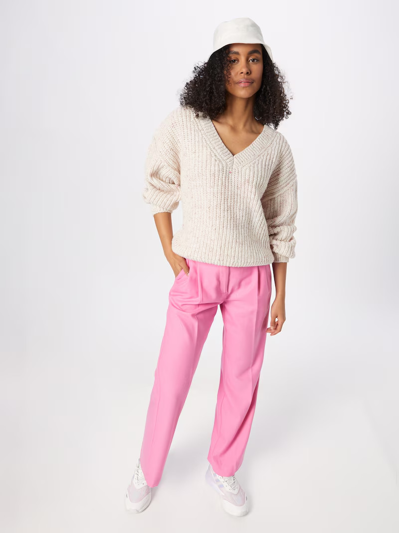 SWETER WEŁNA V-NECK