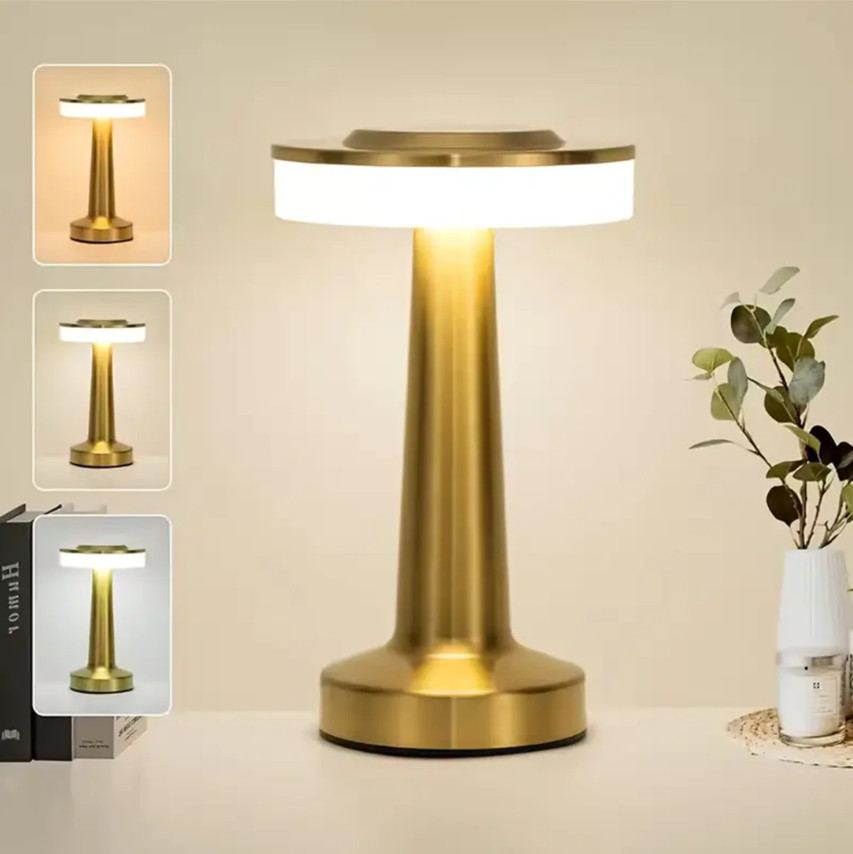ZŁOTA LAMPKA NOCNA
