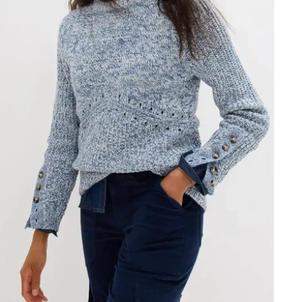 SWETER Z GUZIKAMI 