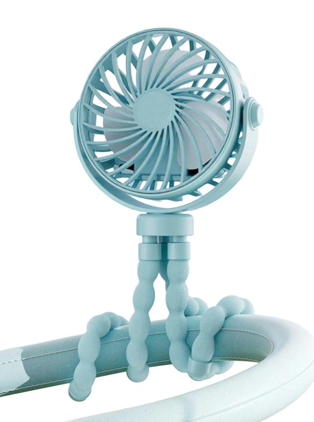 niebieski mini wentylator