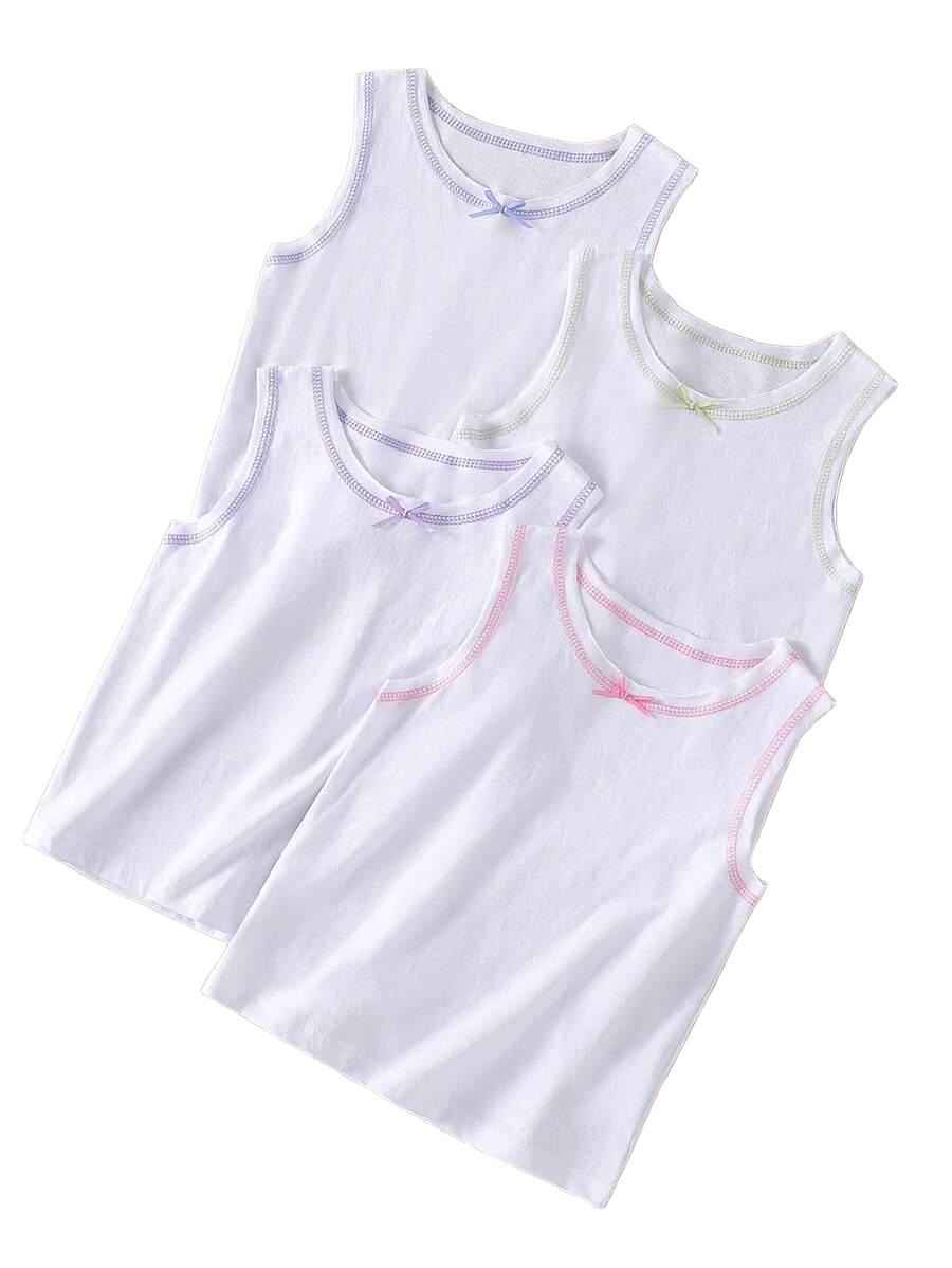 biała bluzka 4-pack