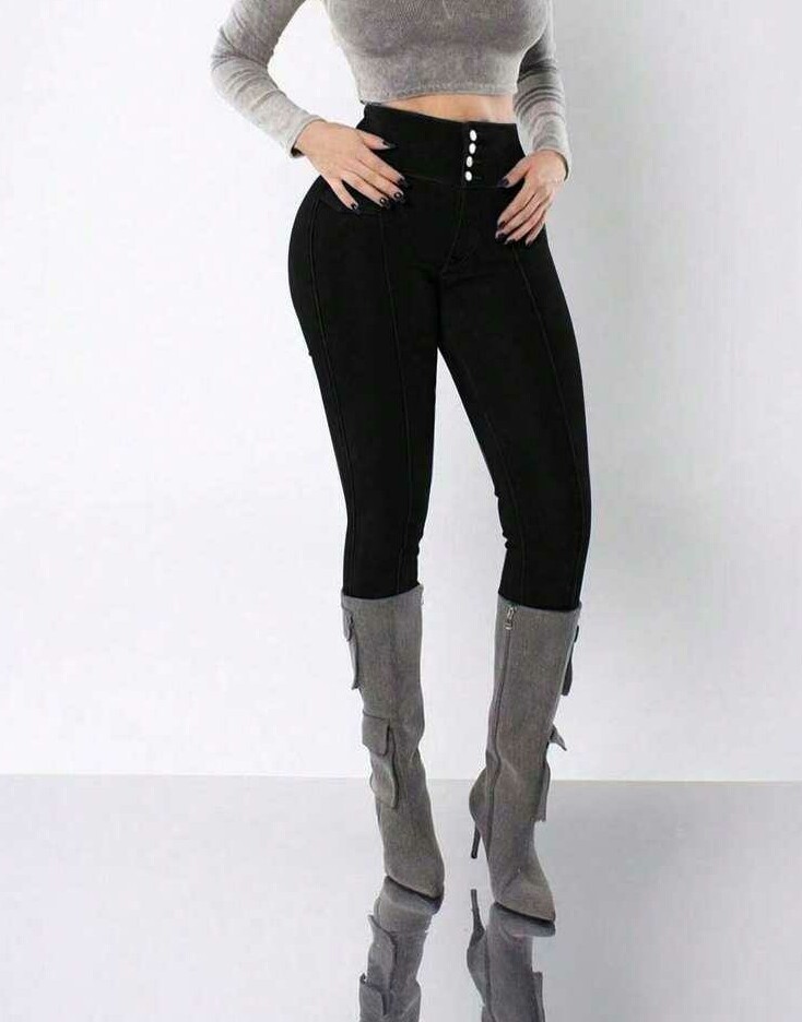 czarne spodnie skinny jeans