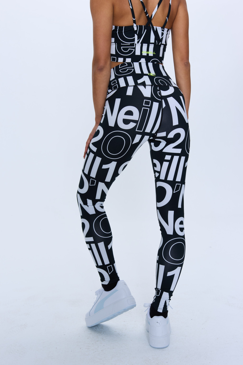 KLASYCZNE LEGGINSY wzór napisy 1550035-31013