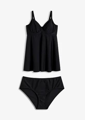 TANKINI DWUCZĘŚCIOWE Z FISZBINAMI 80D