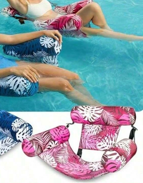 dmuchany plażowy fotel