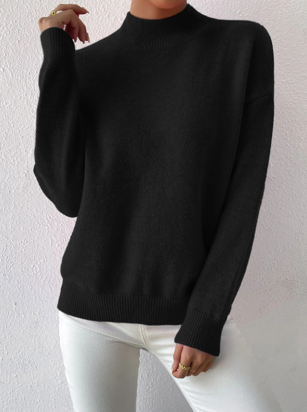 CZARNY SWETER STÓJKA