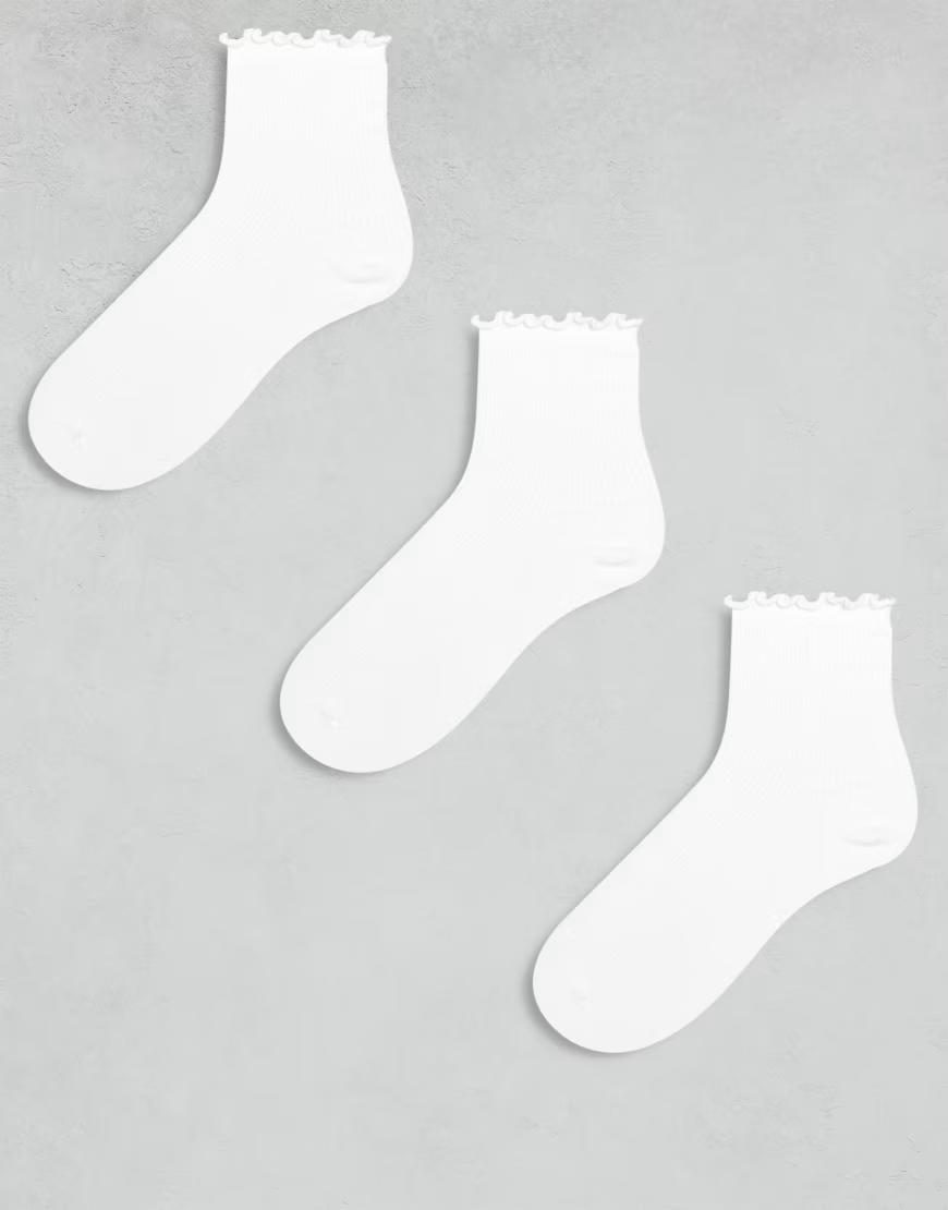 BIAŁE SKARPETKI 3-PACK