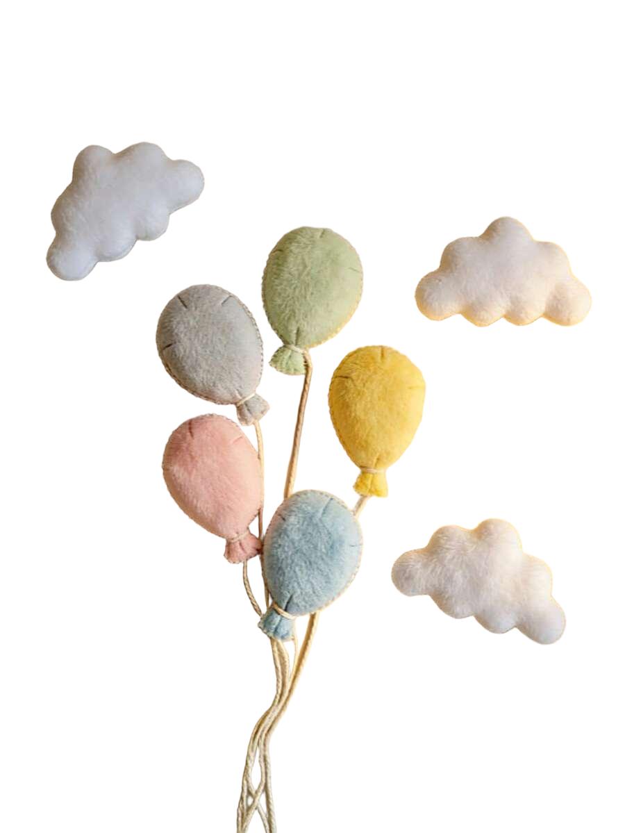 ozdoba balony chmury 7-pack