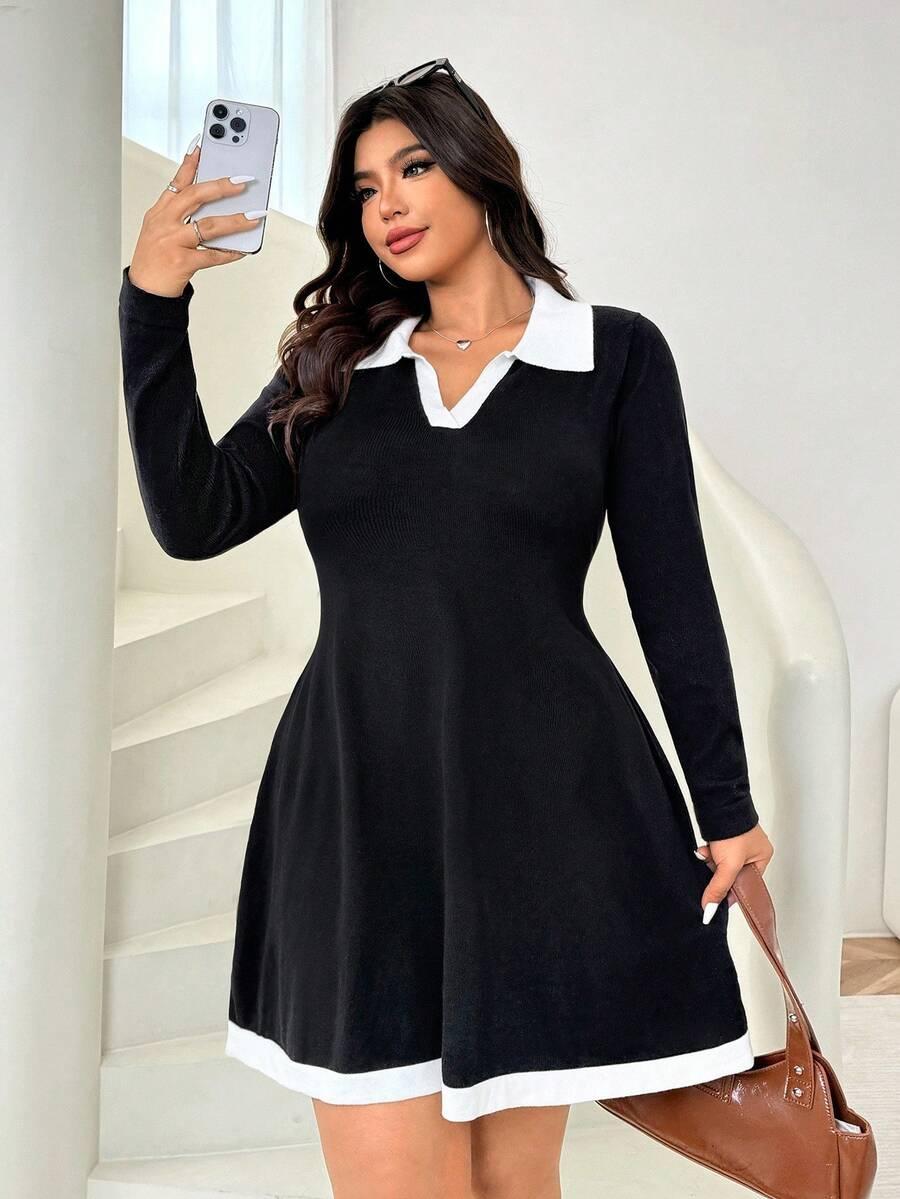 CZARNA MINI SUKIENKA