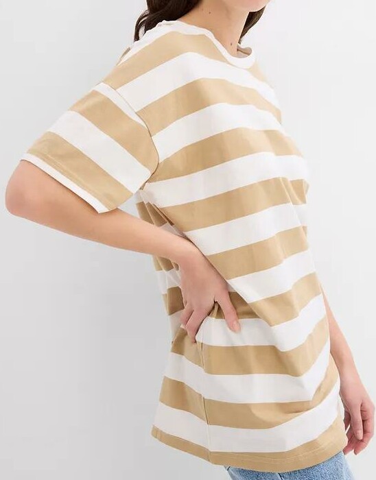 T-SHIRT DAMSKI W PASKI 