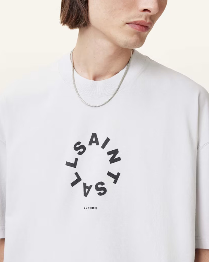 SZARY T-SHIRT LOGO