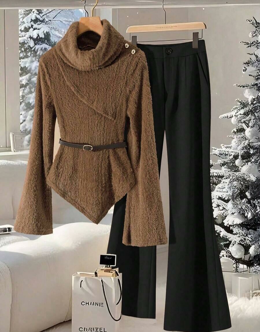 SPODNIE SWETER KOMPLET
