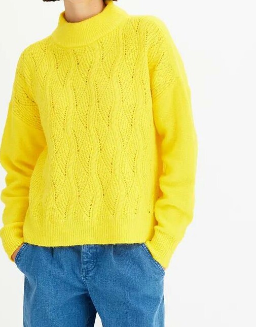 SWETER DAMSKI PÓŁGOLF DO BIODER