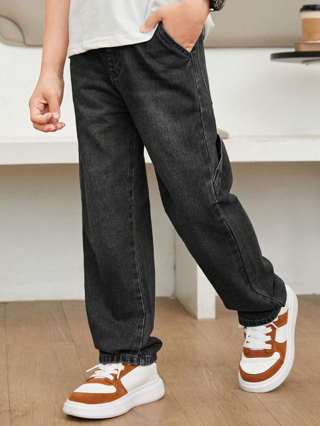 spodnie jeans wash effect