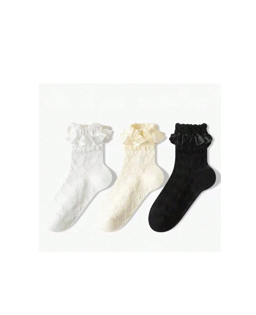 skarpetki falbany 3-pack
