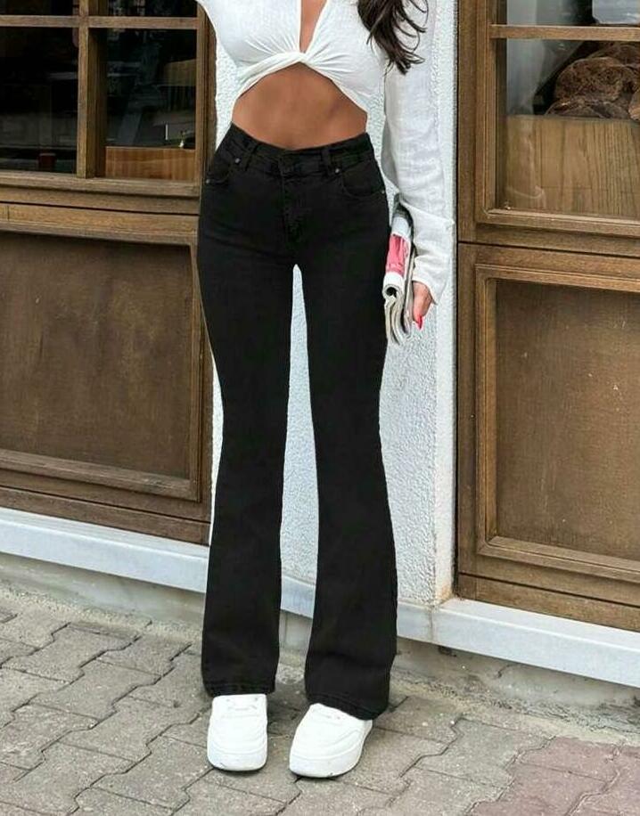 ROZSZERZANE SPODNIE JEANS