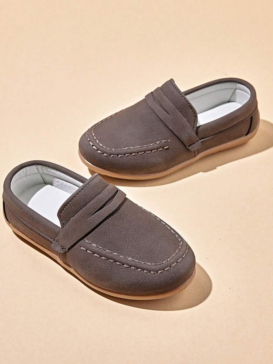 BRĄZOWE MOKASYNY CASUAL 