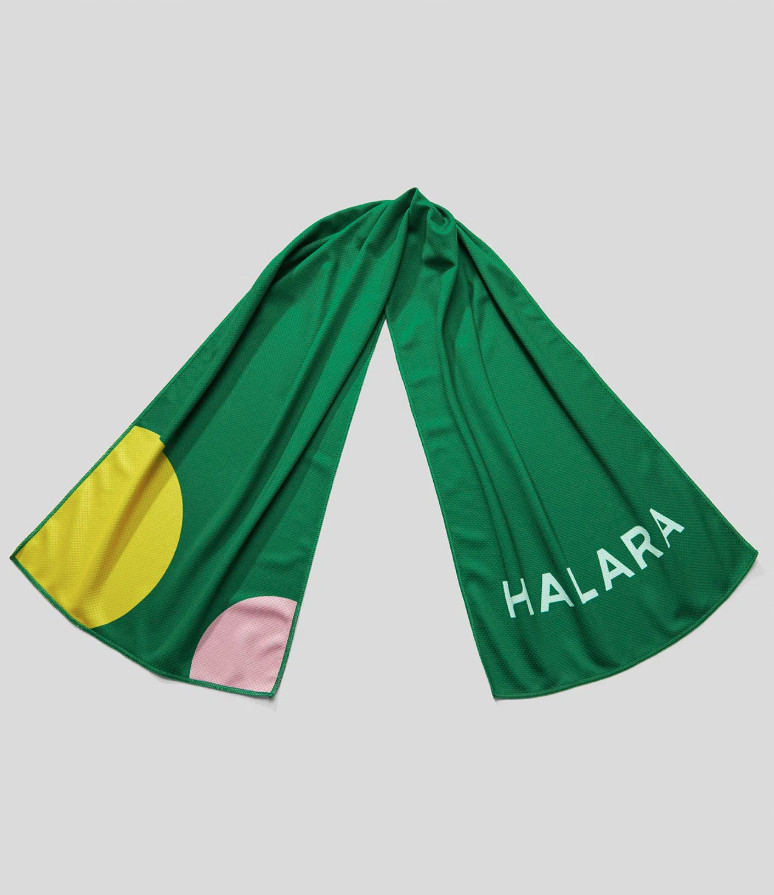 ZIELONY RĘCZNIK SPORTOWY
