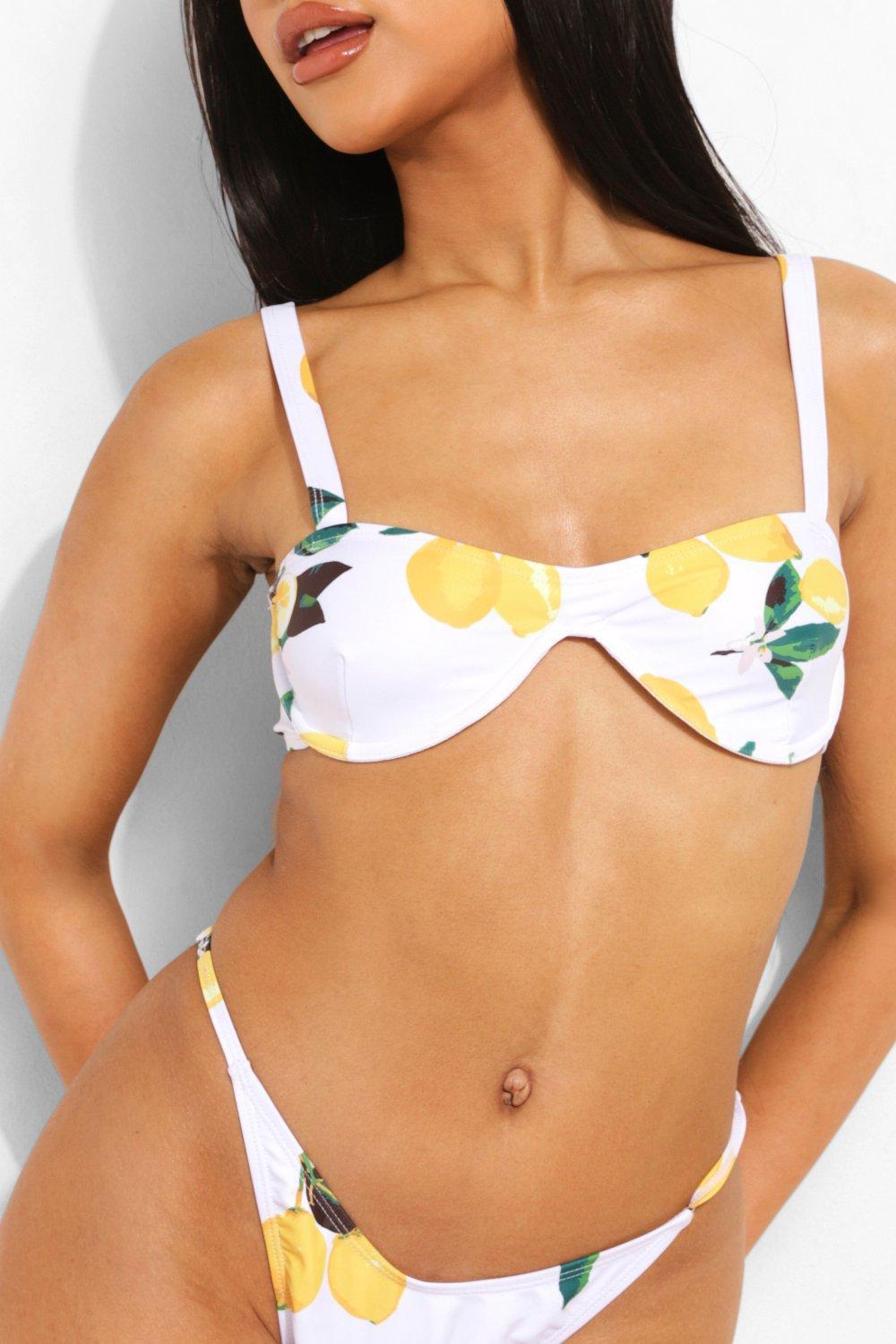 GÓRA OD BIKINI LEMON NADRUK