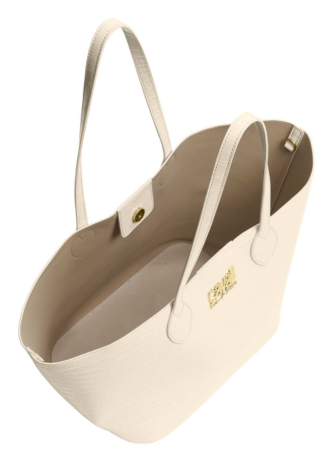 torebka imitacja skóry logo tekstura