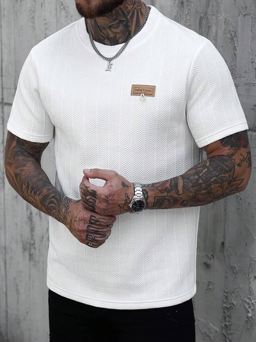 biały t-shirt tekstura
