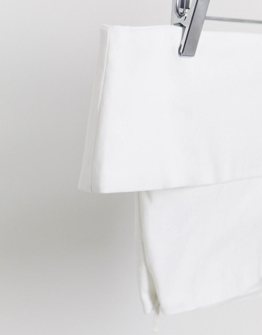 BIAŁY CROP TOP