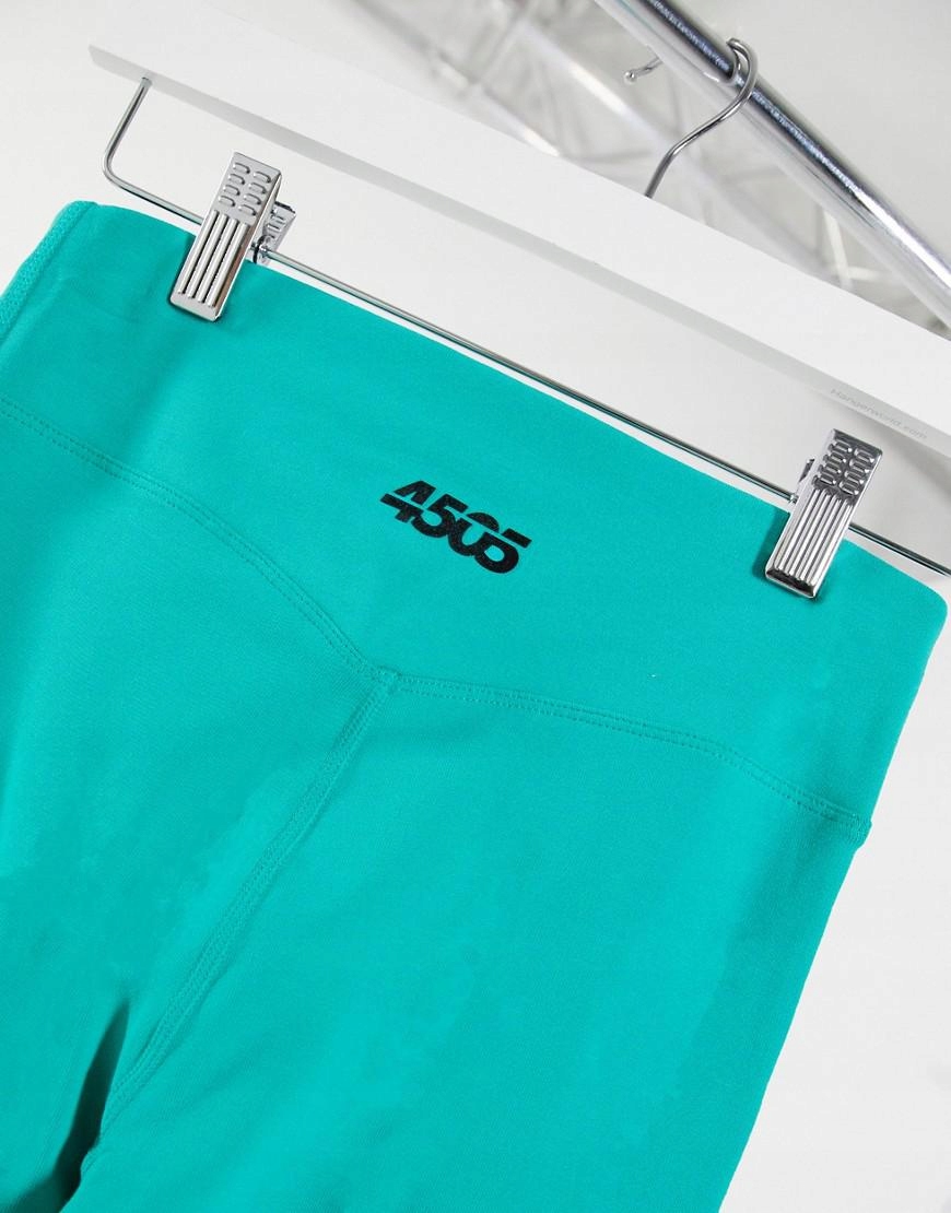 niebieskie klasyczne legginsy 