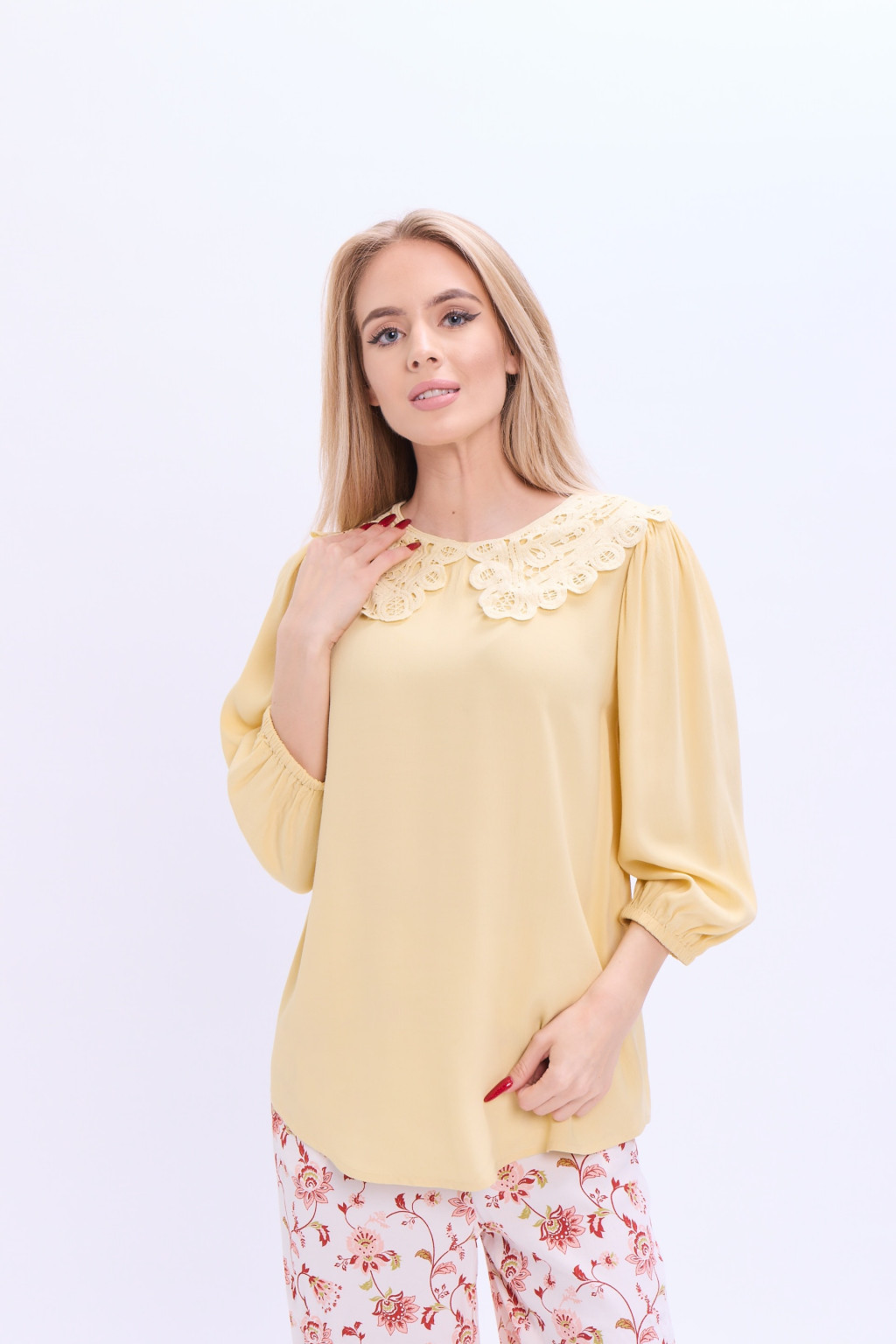 ŻÓŁTY TOP T43-2136K-SS