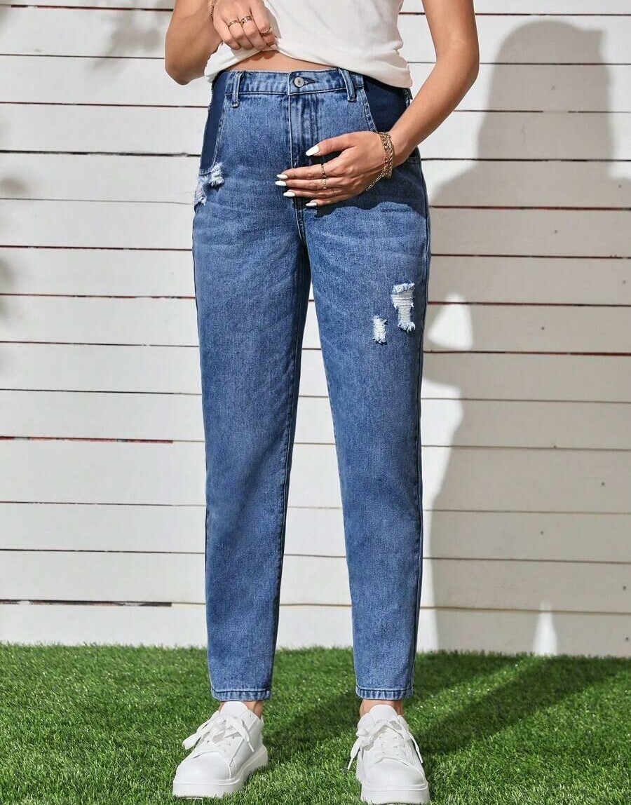 SPODNIE CIĄŻOWE JEANS