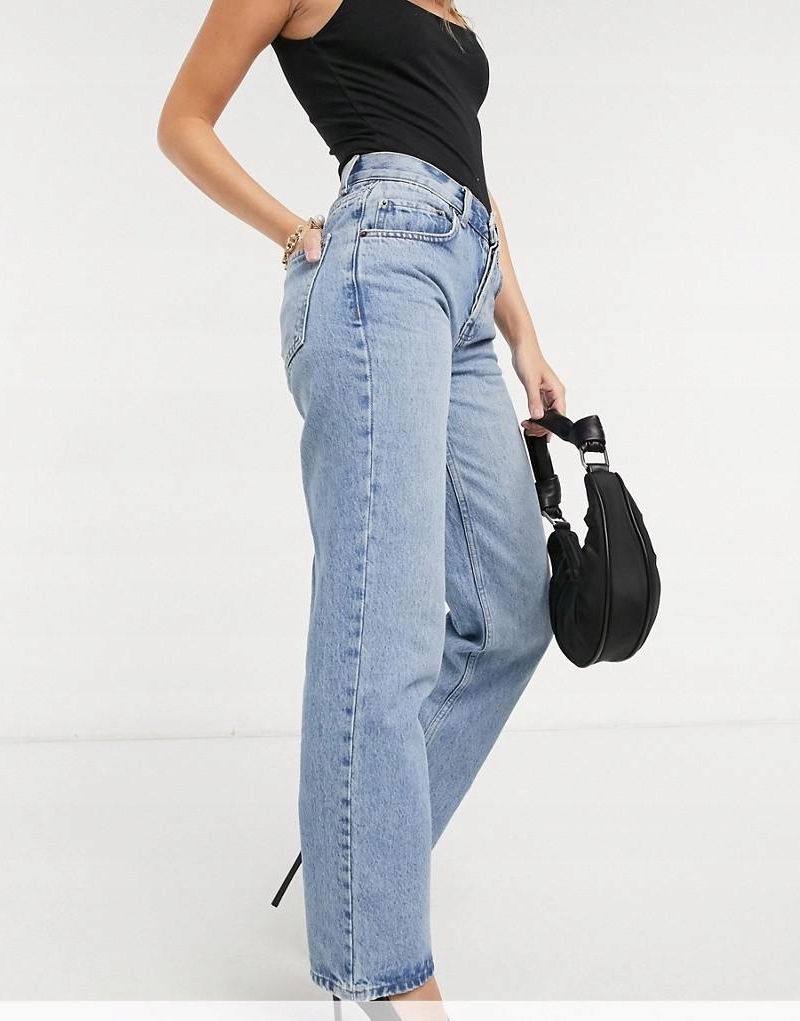 NIEBIESKIE SPODNIE JEANS 