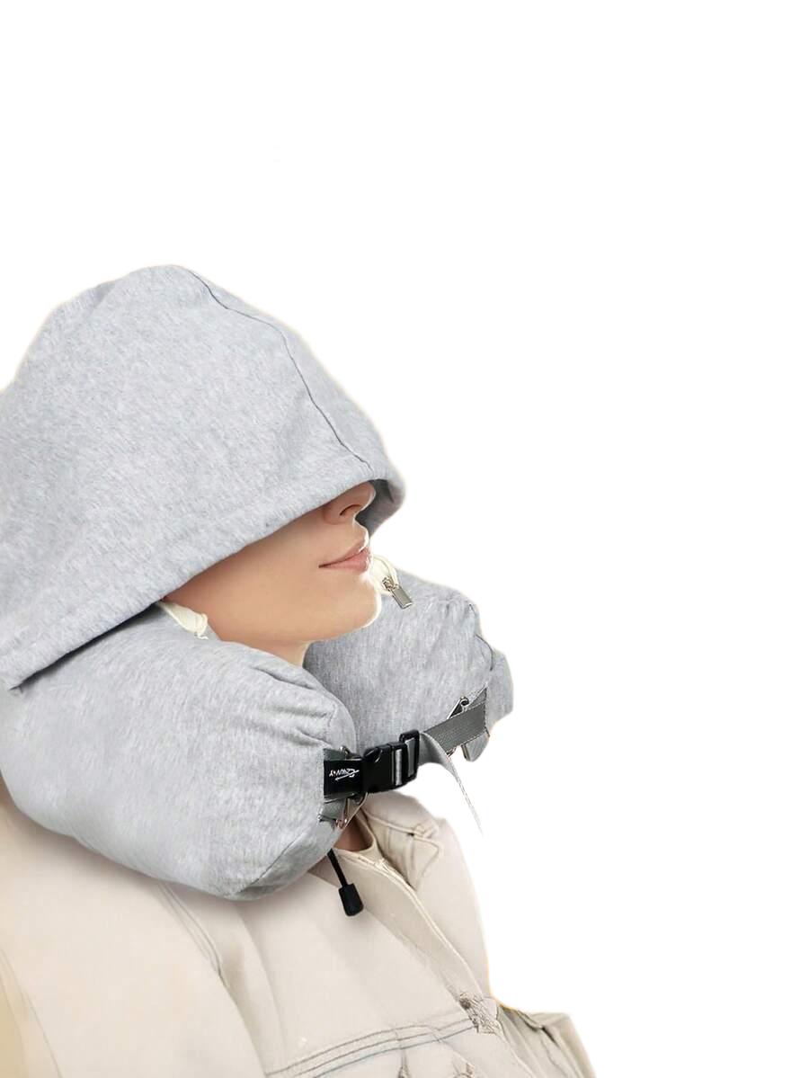 POSZEWKA NA PODUSZKĘ PODRÓŻNĄ Z KAPTUREM 2-PACK